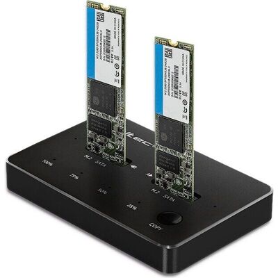 Qoltec 50310 Dockingstation - 2x SSD, USB-C Qoltec 50310 Dockingstation - 2x SSD, USB-C