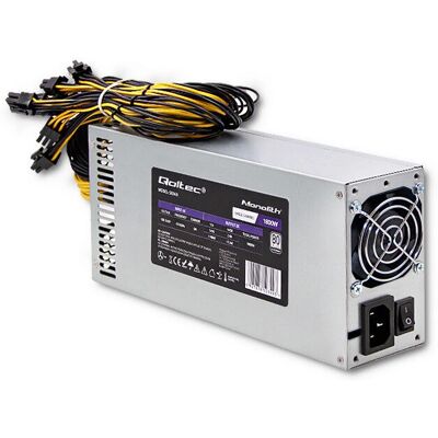 Qoltec 50349 Zasilacz - 1800W - Szary Qoltec 50349 Zasilacz - 1800W - Szary