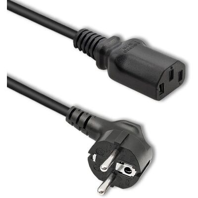 Qoltec 50368 Câble d'alimentation - IEC C13 & Schuko - 1,5m Qoltec 50368 Câble d'alimentation - IEC C13 & Schuko - 1,5m