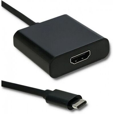 Qoltec USB-C 4K Video-Adapter - Schwarz Qoltec USB-C 4K Video-Adapter - Schwarz