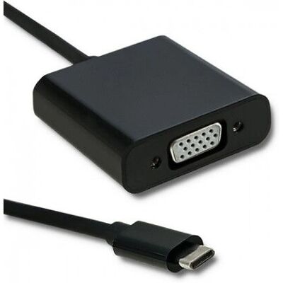 Qoltec 50376 USB-Grafikadapter - Schwarz - VGA 1080P - 23cm Qoltec 50376 USB-Grafikadapter - Schwarz - VGA 1080P - 23cm