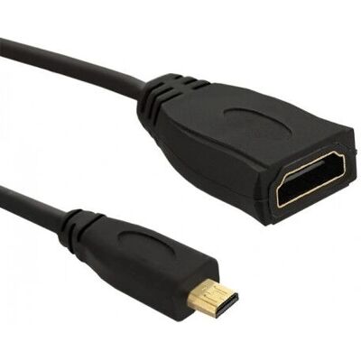 Qoltec HDMI-Kabel Micro - 0,2 m - Schwarz Qoltec HDMI-Kabel Micro - 0,2 m - Schwarz
