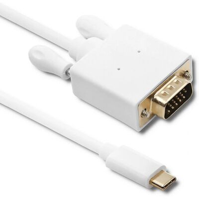 Qoltec - 50419 - USB-C do VGA - 2 m - Adapter kabla Qoltec - 50419 - USB-C do VGA - 2 m - Adapter kabla
