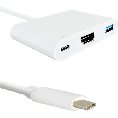 Qoltec 50425 Dockingstation - USB 3.2 Gen 2, USB-C, HDMI Qoltec 50425 Dockingstation - USB 3.2 Gen 2, USB-C, HDMI
