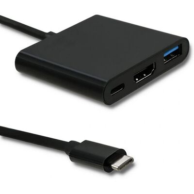 Qoltec 50430 Dock para Laptop - USB 3.2 Gen 2 - Type-C - HDMI - Preto Qoltec 50430 Dock para Laptop - USB 3.2 Gen 2 - Type-C - HDMI - Preto