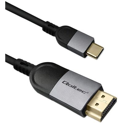 Qoltec Qoltec 50438 USB Type-C HDMI 2m Noir - Adaptateur de câble vidéo Qoltec Qoltec 50438 USB Type-C HDMI 2m Noir - Adaptateur de câble vidéo