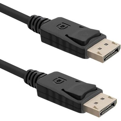 Cavo DisplayPort Qoltec 50456 - 1,5 m - Nero Cavo DisplayPort Qoltec 50456 - 1,5 m - Nero