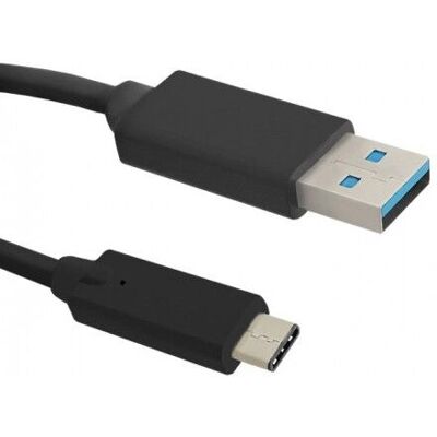 Câble USB 3.1 C à USB 3.0 A 1M Qoltec - Noir Câble USB 3.1 C à USB 3.0 A 1M Qoltec - Noir