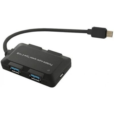 Qoltec - 50502 - USB Hub - 4x USB 3.0 - USB-C Qoltec - 50502 - USB Hub - 4x USB 3.0 - USB-C