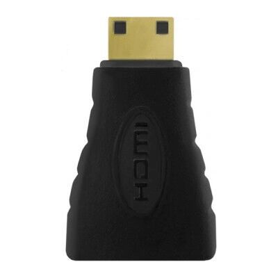 Qoltec HDMI-Adapter - Unterstützt HDMI A / Mini HDMI C - 3cm - Schwarz Qoltec HDMI-Adapter - Unterstützt HDMI A / Mini HDMI C - 3cm - Schwarz