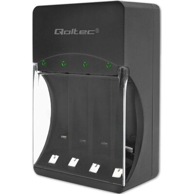 Qoltec R03 R6 Akku-Ladegerät - Kompakt, 3000mAh Qoltec R03 R6 Akku-Ladegerät - Kompakt, 3000mAh