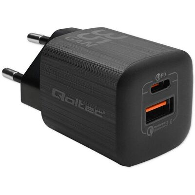 Chargeur Multi-Appareils Qoltec 50764 - Charge Rapide Intérieur - Publicité Chargeur Multi-Appareils Qoltec 50764 - Charge Rapide Intérieur - Publicité