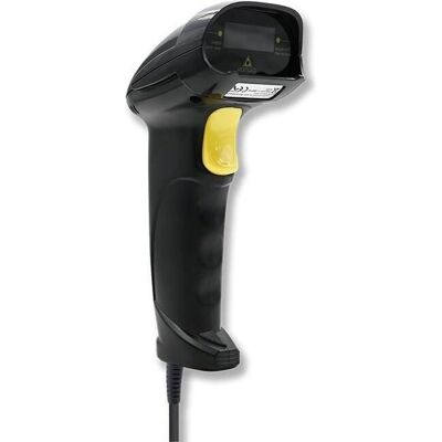 Qoltec 50876 Scanner a Laser - 1D, USB, Preto Qoltec 50876 Scanner a Laser - 1D, USB, Preto