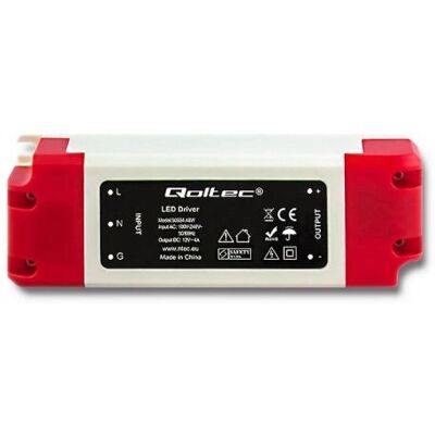 Qoltec 50934 LED-Treiber - 48 Watt, 4 A Qoltec 50934 LED-Treiber - 48 Watt, 4 A