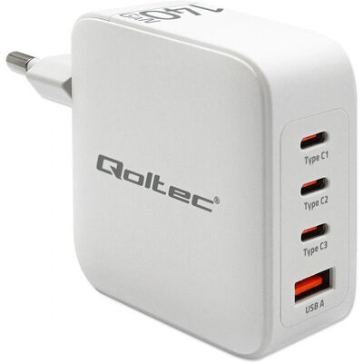 Chargeur mural GaN 140W - Charge rapide - Blanc Chargeur mural GaN 140W - Charge rapide - Blanc