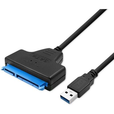 Qoltec 51855 Grensesnittsadapter - 2,5" - Sata 3Gb/S - Usb 3.0 - Schwarz Qoltec 51855 Grensesnittsadapter - 2,5" - Sata 3Gb/S - Usb 3.0 - Schwarz