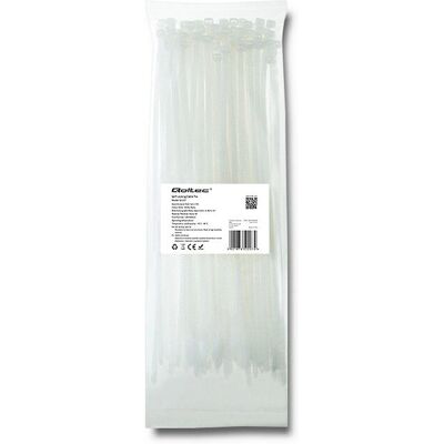Qoltec 52207 Nylon Weiß Leiter Kabelbinder - Kabelbinder Qoltec 52207 Nylon Weiß Leiter Kabelbinder - Kabelbinder