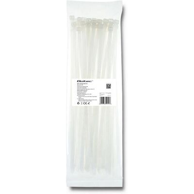 Qoltec 52219 - 35 cm - Weiß - Nylon - Kabelbinder Qoltec 52219 - 35 cm - Weiß - Nylon - Kabelbinder