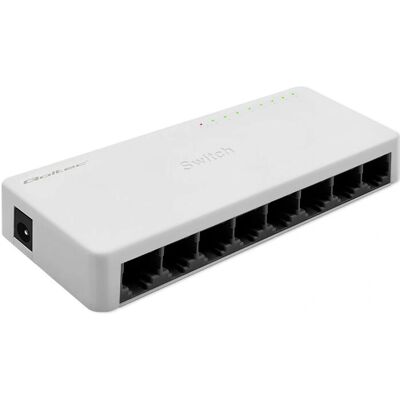 Qoltec 52246 Netzwerk-Switch - Uadministriert - Weiß Qoltec 52246 Netzwerk-Switch - Uadministriert - Weiß