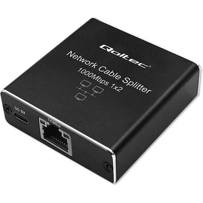 Qoltec 52249 Netzwerkswitch - Unmanaged, Schwarz Qoltec 52249 Netzwerkswitch - Unmanaged, Schwarz
