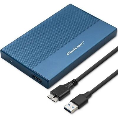 Custodia Esterna Qoltec SSD/HDD 2,5" SATA USB 3.0 2TB Blu Custodia Esterna Qoltec SSD/HDD 2,5" SATA USB 3.0 2TB Blu
