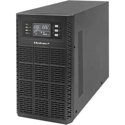 Qoltec 52282 USV - 3KVA, 3000W, LCD, On-Line Qoltec 52282 USV - 3KVA, 3000W, LCD, On-Line