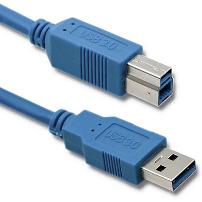 Qoltec 52308 USB-kabel - 1m - Blauw - USB 3.2 Gen 1 Qoltec 52308 USB-kabel - 1m - Blauw - USB 3.2 Gen 1