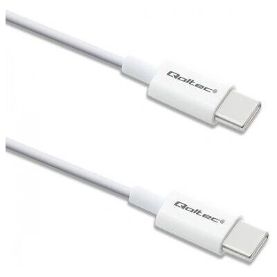 Câble USB Qoltec 52360 - USB 2.0 - 1,5 m - Blanc - Type de produit - Publicité Câble USB Qoltec 52360 - USB 2.0 - 1,5 m - Blanc - Type de produit - Publicité