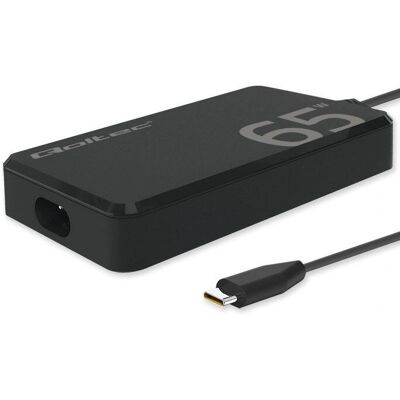 Qoltec 65W GaN Super Schneller Schlanker Netzadapter - USB-C PD 5-20V 3,25A für Laptop & Smartphone Qoltec 65W GaN Super Schneller Schlanker Netzadapter - USB-C PD 5-20V 3,25A für Laptop & Smartphone
