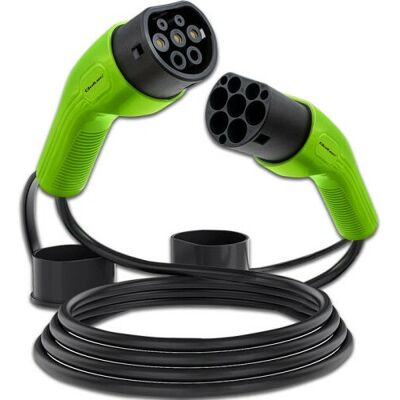 Qoltec 52473 Ladekabel für Elektroautos - Schwarz - Typ 2 - 5m Qoltec 52473 Ladekabel für Elektroautos - Schwarz - Typ 2 - 5m