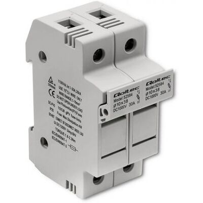 Qoltec 52584 Disjoncteur - 2P, 1000V, 30A, Solaire - Publicité Qoltec 52584 Disjoncteur - 2P, 1000V, 30A, Solaire - Publicité