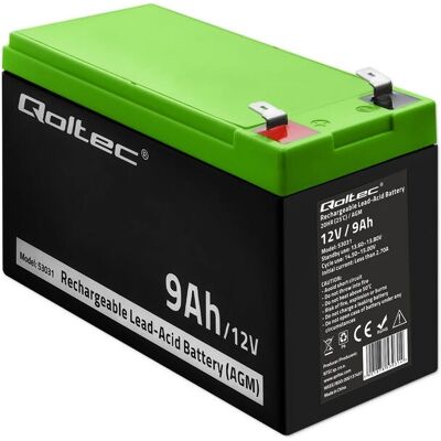 Qoltec 53031 USV-Batterie - 12V 9Ah AGM Qoltec 53031 USV-Batterie - 12V 9Ah AGM