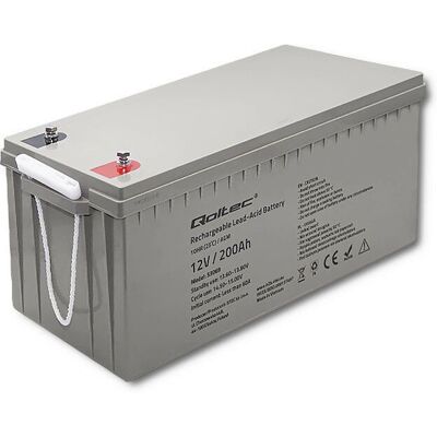 Batteria AGM Qoltec 53069 - 12V, 200Ah, Max. 3000A Batteria AGM Qoltec 53069 - 12V, 200Ah, Max. 3000A