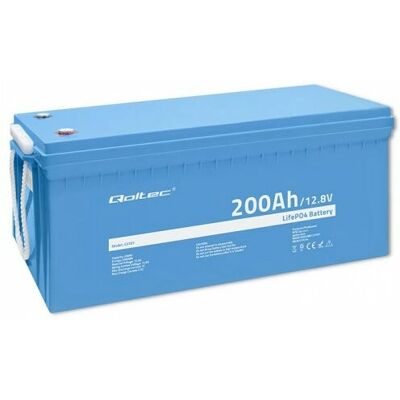 Qoltec 53707 Akumulator pojazdu - Fosfato żelaza i litu - 200 Ah - 12,8 V Qoltec 53707 Akumulator pojazdu - Fosfato żelaza i litu - 200 Ah - 12,8 V