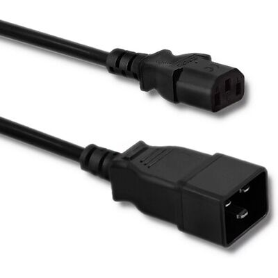 Qoltec 53991 Cabo de alimentação - C20 a C13 - 1,2 m Qoltec 53991 Cabo de alimentação - C20 a C13 - 1,2 m