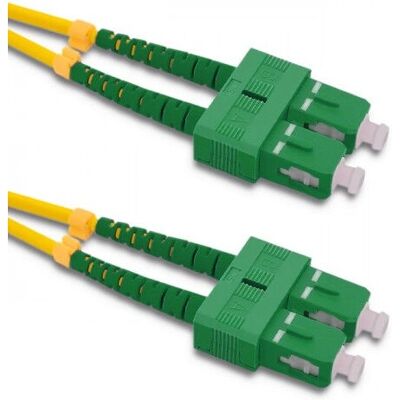 Qoltec 54004 Gelber Glasfaserkabel - 0,5 m SC G.652D - Voll Duplex Qoltec 54004 Gelber Glasfaserkabel - 0,5 m SC G.652D - Voll Duplex