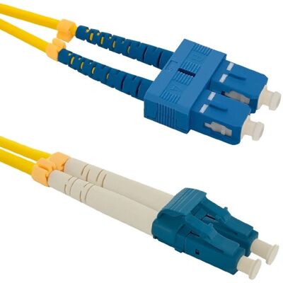 Qoltec 54031 Cavo in fibra ottica 1 m SC LC Giallo Qoltec 54031 Cavo in fibra ottica 1 m SC LC Giallo