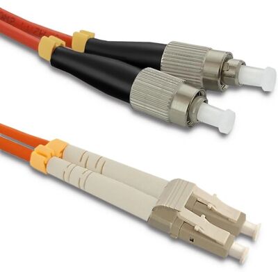 Qoltec - 54055 - LC vers FC - OM2 1m Orange - Cable Qoltec - 54055 - LC vers FC - OM2 1m Orange - Cable