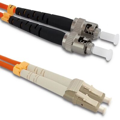 Qoltec 54073 Kabel światłowodowy - 3m - LC ST Pomarańczowy Qoltec 54073 Kabel światłowodowy - 3m - LC ST Pomarańczowy