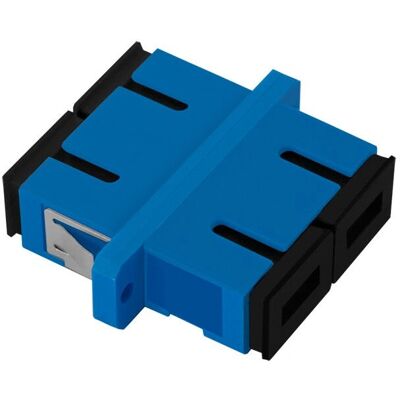 Adaptateur fibre optique Qoltec 54142 - Mode unique, Bleu, SC/UPC Adaptateur fibre optique Qoltec 54142 - Mode unique, Bleu, SC/UPC