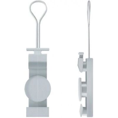 Qoltec 54229 Montageset - Glasfaserkabel Halterung Grau Qoltec 54229 Montageset - Glasfaserkabel Halterung Grau