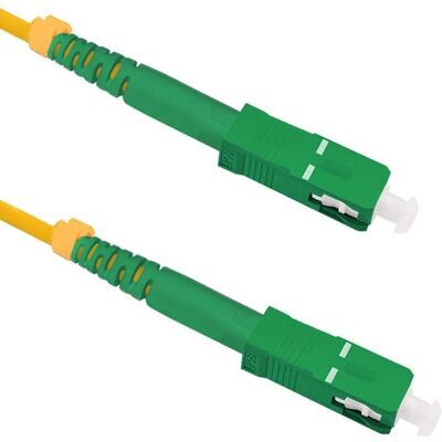 Câble en fibre optique vert Qoltec 54286 - 10m - Simplex - G.652D - Publicité Câble en fibre optique vert Qoltec 54286 - 10m - Simplex - G.652D - Publicité