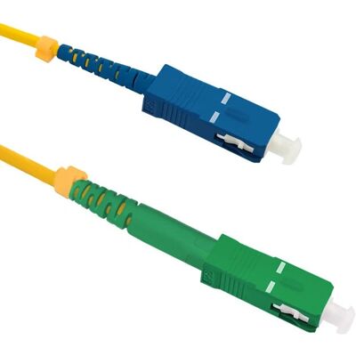 Qoltec - 54292 - Jaune - Câble à fibre optique - Publicité Qoltec - 54292 - Jaune - Câble à fibre optique - Publicité