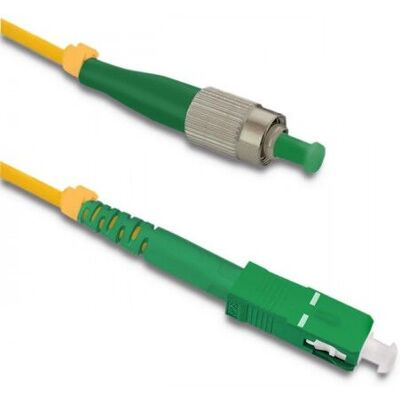 Qoltec 54303 Câble à fibre optique - 5 m SC FC Jaune - Publicité Qoltec 54303 Câble à fibre optique - 5 m SC FC Jaune - Publicité