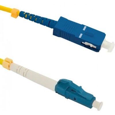 Qoltec - 54337 - LC/UPC-SC/UPC - Simplex - Câble Qoltec - 54337 - LC/UPC-SC/UPC - Simplex - Câble