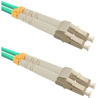 Qoltec Qoltec 54345 Glasfaserkabel - 3m, OM4, LC LC, Türkis Qoltec Qoltec 54345 Glasfaserkabel - 3m, OM4, LC LC, Türkis