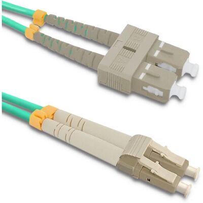 Qoltec Qoltec 54351 Câble à fibre optique - 5m - OM4 - Vert Qoltec Qoltec 54351 Câble à fibre optique - 5m - OM4 - Vert