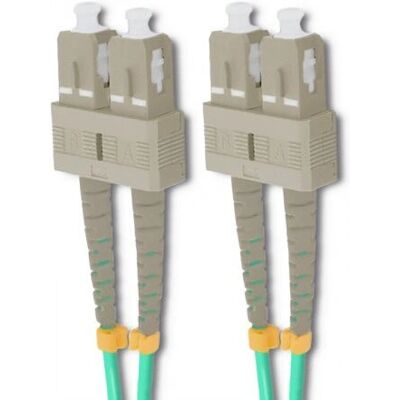 Qoltec - 54354 - Sc/Upc Multimode 50/125 Om4 - Patch cord - Publicité Qoltec - 54354 - Sc/Upc Multimode 50/125 Om4 - Patch cord - Publicité