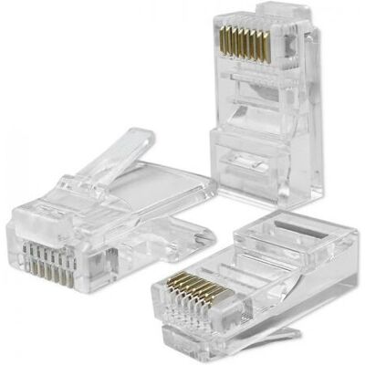 Qoltec 54542 Kabelverbinder - RJ45 Transparent - 100 Stück Qoltec 54542 Kabelverbinder - RJ45 Transparent - 100 Stück
