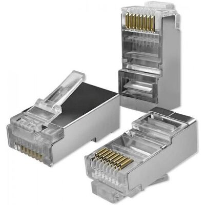 Qoltec 54554 RJ45 Silber Netzanschluss - Netzwerkgerät Qoltec 54554 RJ45 Silber Netzanschluss - Netzwerkgerät